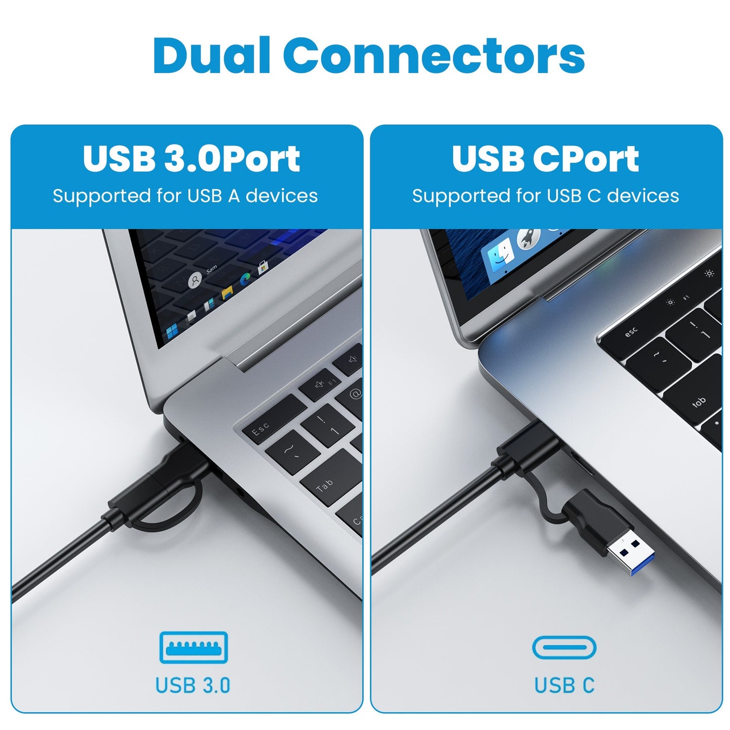 USB 3.0 Four in One USB 3.1 CF SD TF MS Memory Card/DSLR Camera Card Reader Type-c - Memoriex 