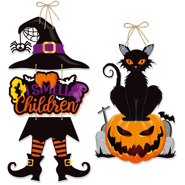 Halloween Paper Door Hanging Decoration – Assorted Designs
