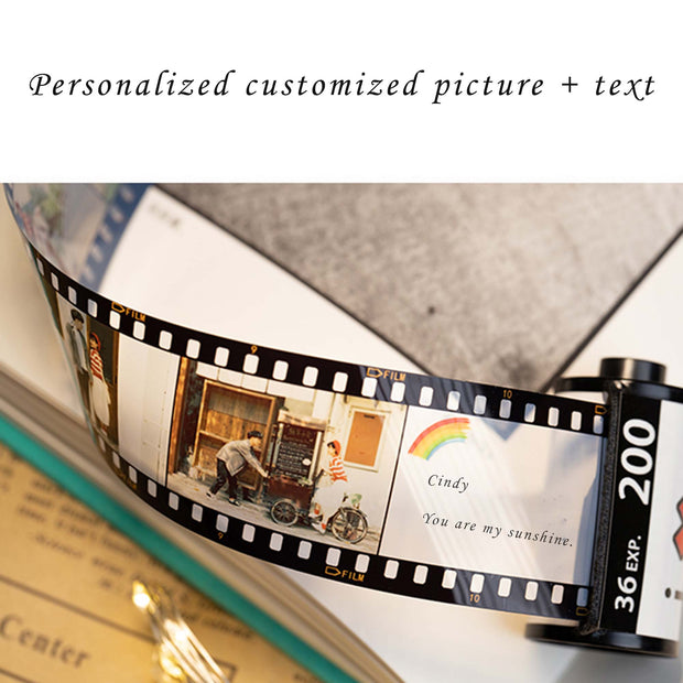 Personalised Film Roll Keyring | Custom Photo Album Gift | Unique British Keepsake | Memoriex - Memoriex