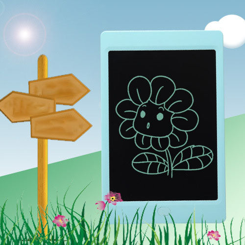 12 Inch Handwriting Board Color Pen Children's Drawing Board LCD Liquid Crystal Handwriting Board Intelligent Electronic Small Blackboard - Memoriex 