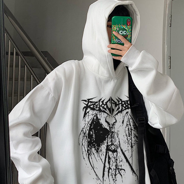 European and American Dark Style Sweatshirt for Men and Women Hoodie for Gothic Lovers Hip-Hop Men and Women's Sweater - Memoriex