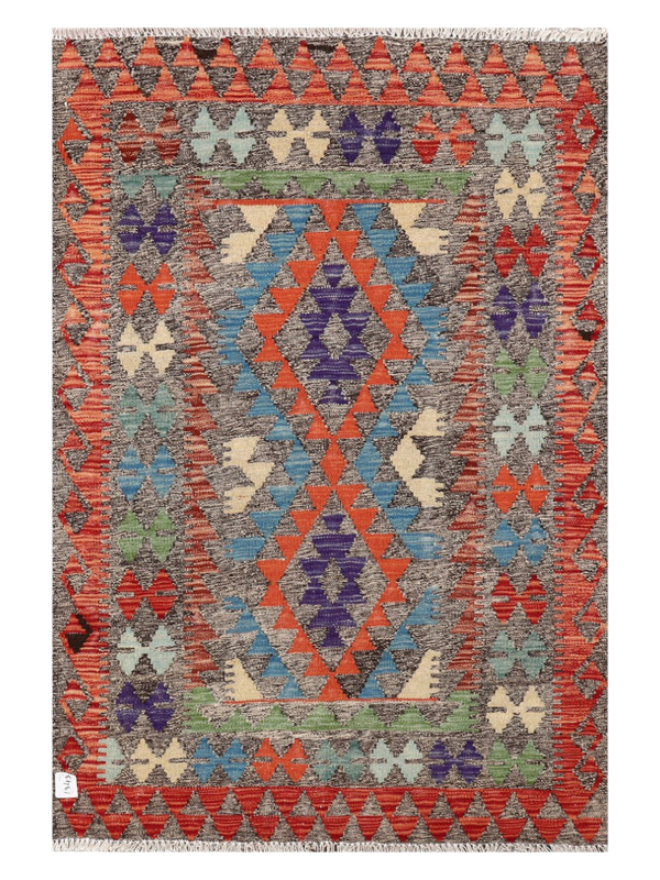 Maimana Kilim - 144 × 97 cm (4'9" x 3'2")-0