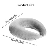 Reading pillow, crocheted arm-support for adults, portable, skin-friendly, TV & breastfeeding. - Memoriex