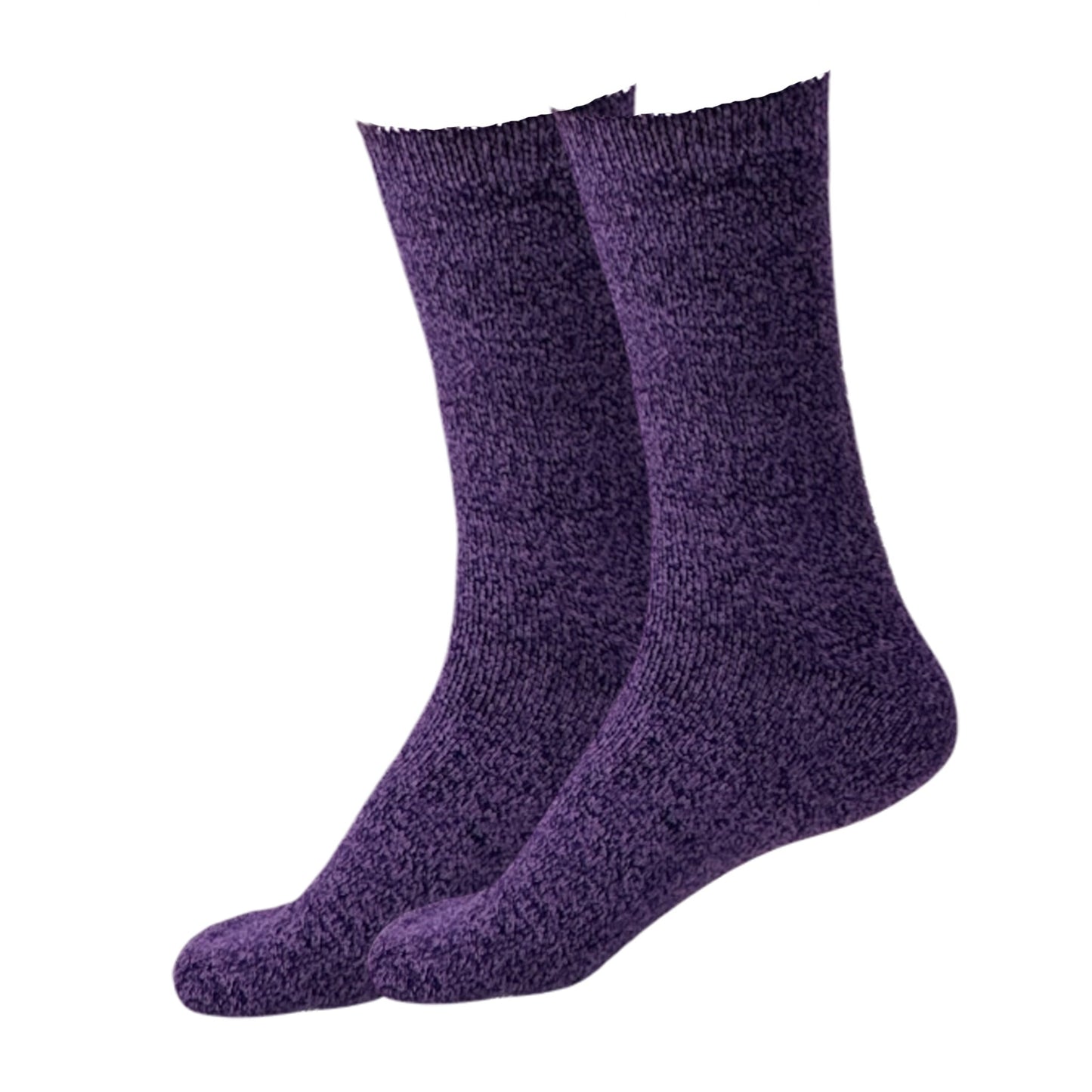 Ladies 2.13 Tog Heated Fleece Lined Thermal Socks - Pack of 3-3