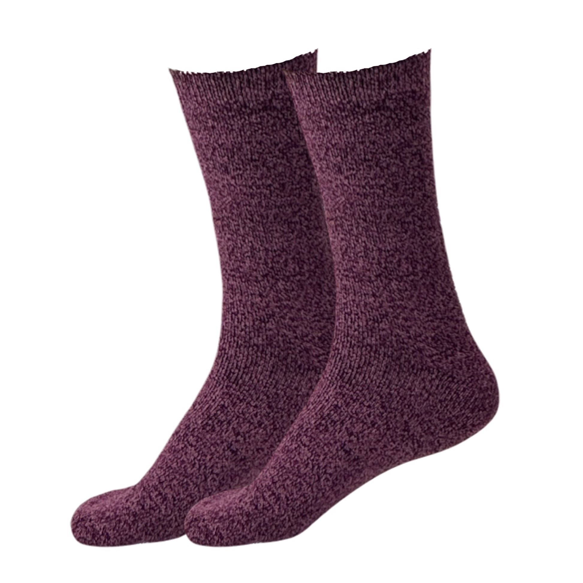 Ladies 2.13 Tog Heated Fleece Lined Thermal Socks - Pack of 3-2