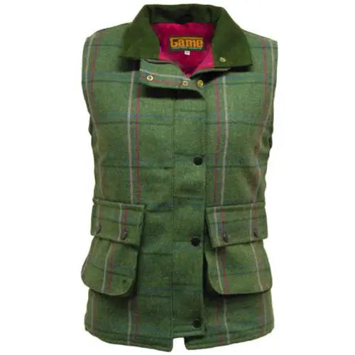 Ladies Game Ruby/Abby Tweed Gilet-5