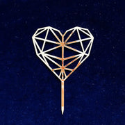 Acrylic Card Insert Happy Birthday Cake Decorating Insert Double Mirror Card Baking Holiday Flag - Memoriex 