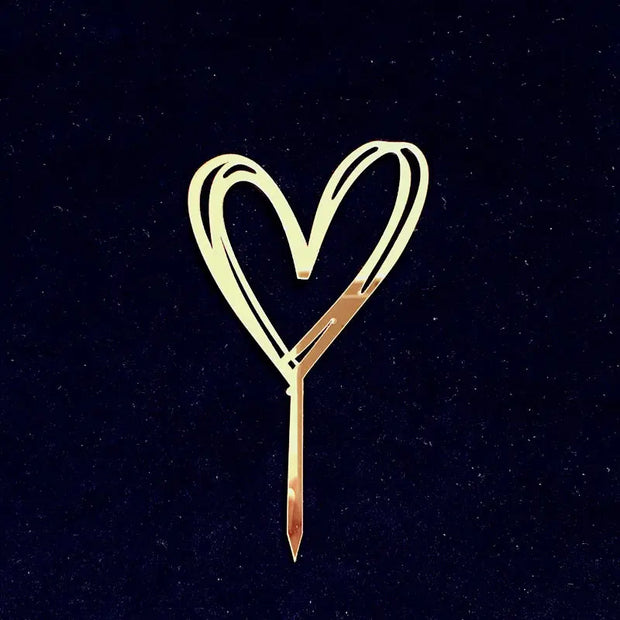 Acrylic Card Insert Happy Birthday Cake Decorating Insert Double Mirror Card Baking Holiday Flag - Memoriex 