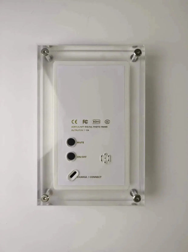 Acrylic Digital Photo Frame 5/7 Inch 1000mAh Vertical Display IPS Screen 2G Memory Battery Porta Retrato Digital - Memoriex 