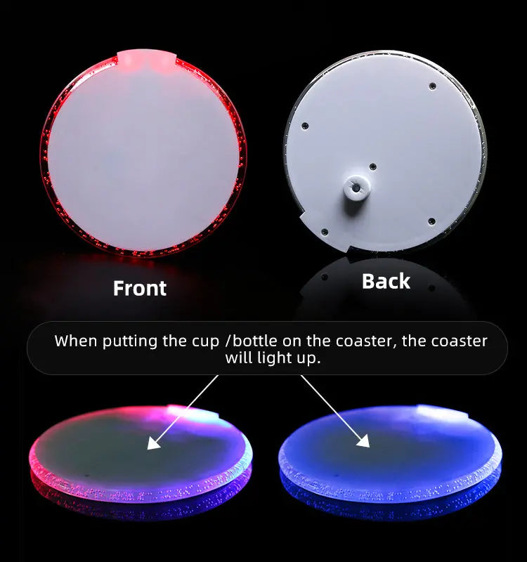 Acrylic LED Coaster-3