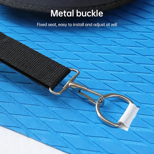 Adjustable padded seat for kayaks, paddleboards, canoes, with backrest, suitable for kayak, canoe, rafts, fishing. - Memoriex 