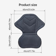 Adjustable padded seat for kayaks, paddleboards, canoes, with backrest, suitable for kayak, canoe, rafts, fishing. - Memoriex 