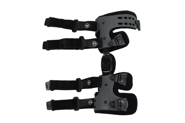 Adjustable unilateral knee joint brace knee internal and external flip corrector support brace orthotic device - Memoriex 