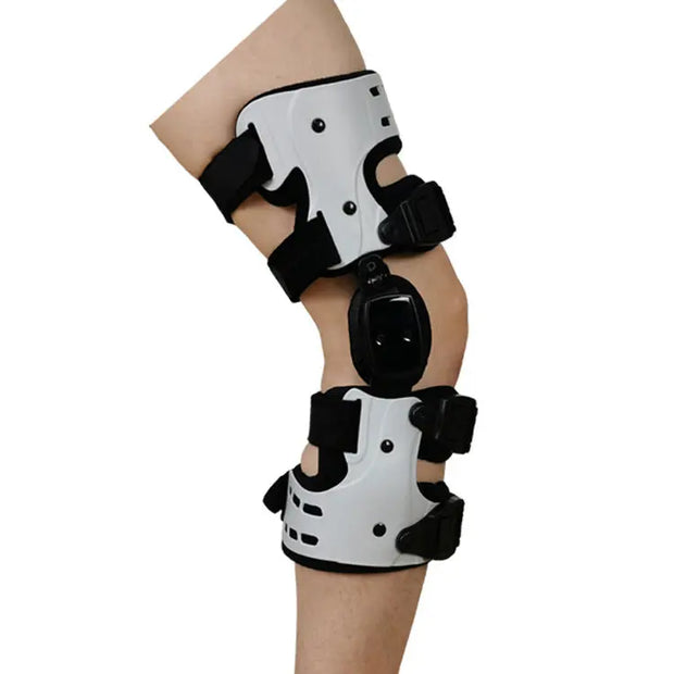Adjustable unilateral knee joint brace knee internal and external flip corrector support brace orthotic device - Memoriex 
