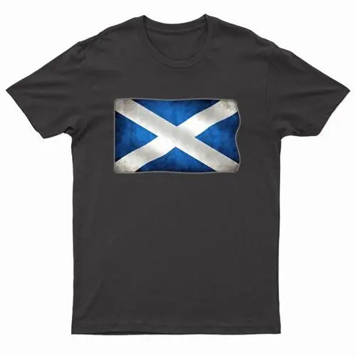 Adults Scotland Printed Scottish Flag T-Shirt-2