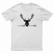 Adults Stag ECG Logo Printed T-Shirt-3
