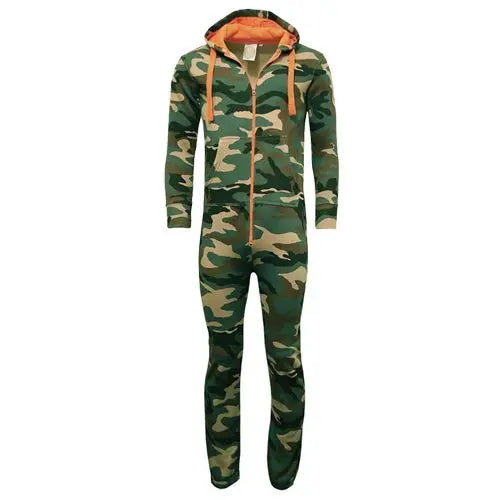 Adults Unisex Woodland Camouflage Onesie-2