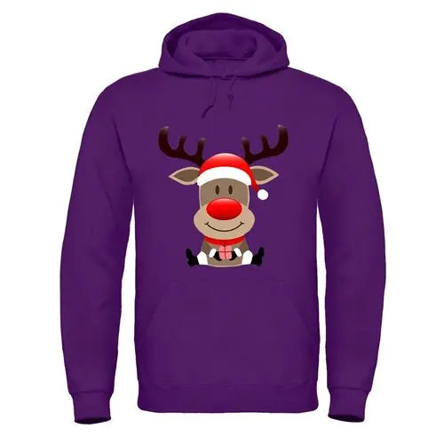 Adults XMS2 "Sitting Reindeer" Hoodie-2