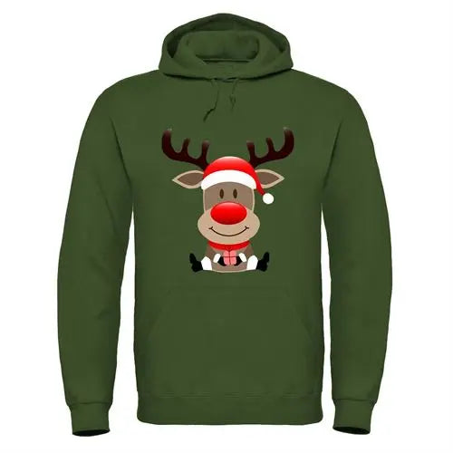 Adults XMS2 "Sitting Reindeer" Hoodie-4