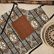 African Print Apron with Pocket | 100% Cotton Fabric-3
