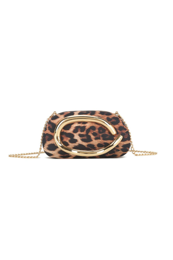 Gold Leopard Clutch Bag-0