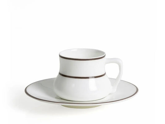 Alala Coffee Cup and Saucer - Brown - 90 cc-0