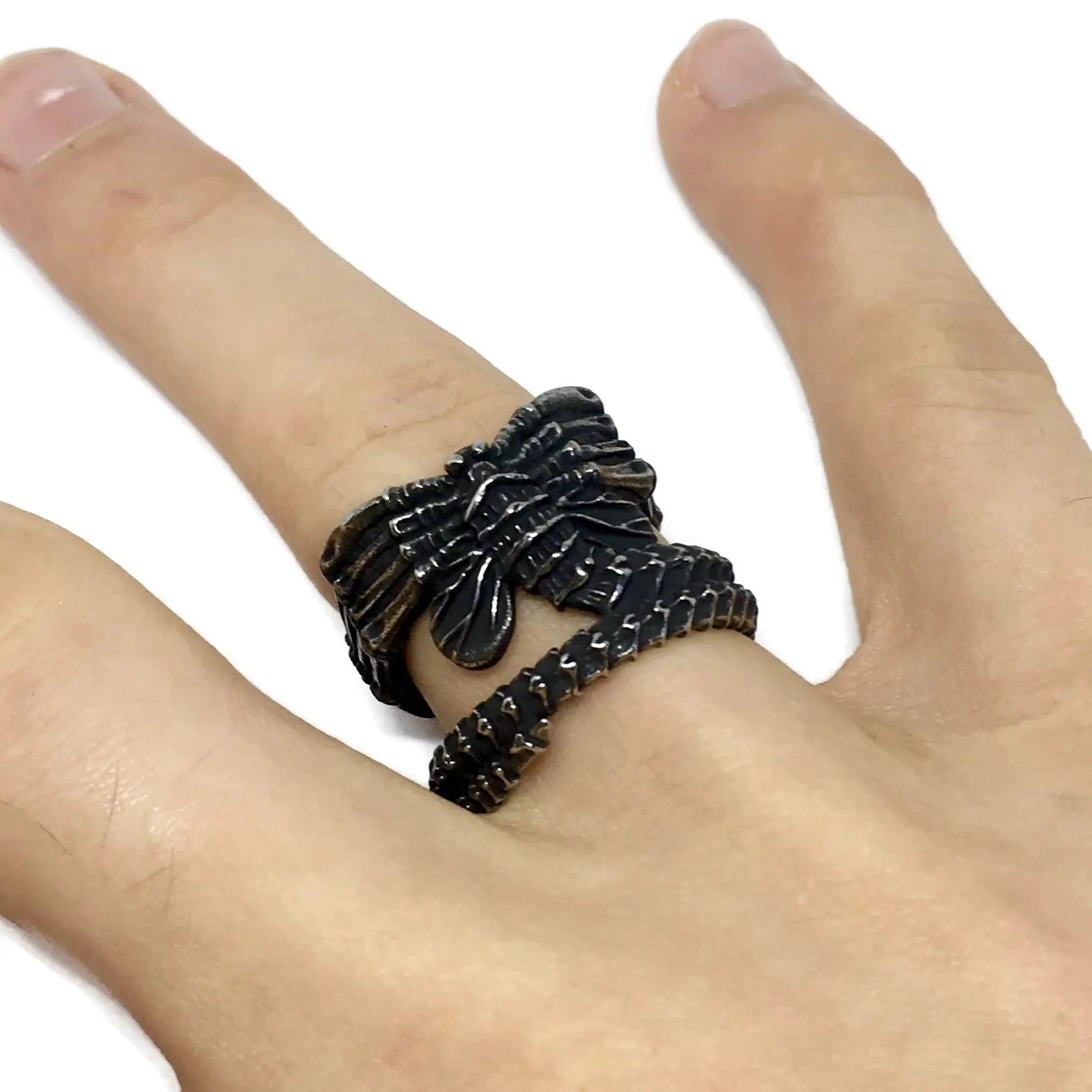 Alien Facehugger Wraparound Ring-0