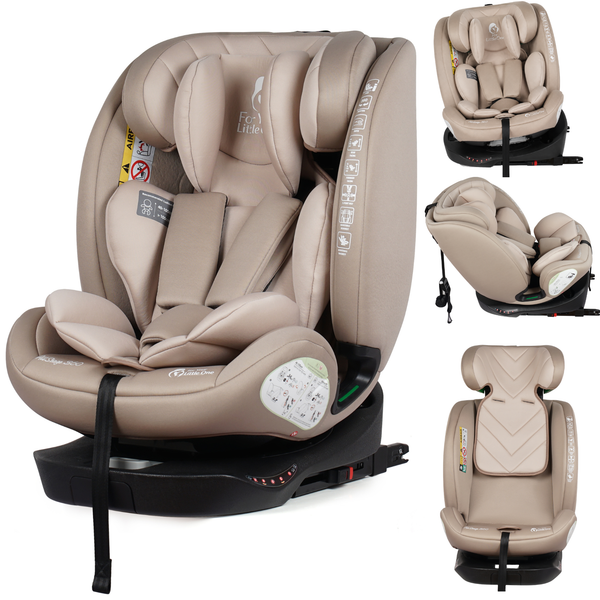 For Your Little One AllStage 360 0/1/2/3 ISOFIX I-Size Car Seat - Latte Beige (Birth-12 Years)-0