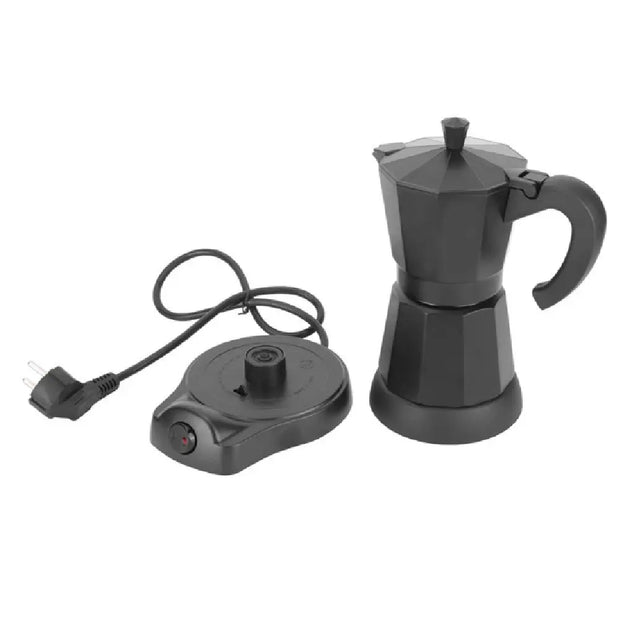 Aluminum Electric Heating Moka Pot Italian European Plug Coffee Making Machine - Memoriex 