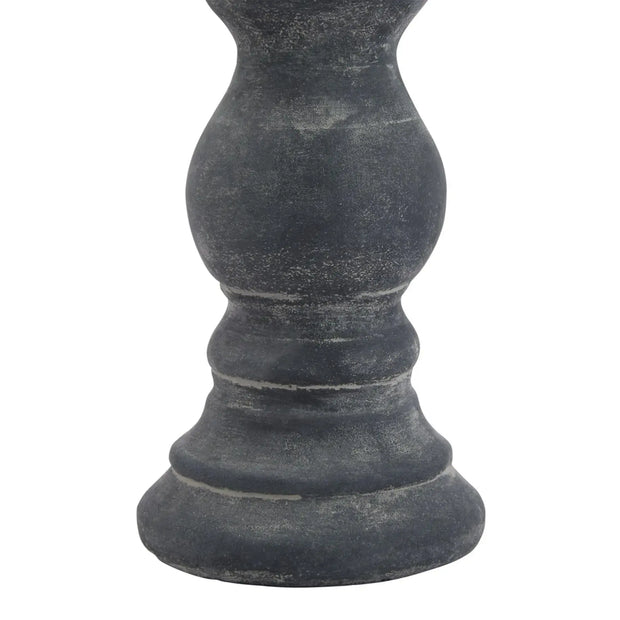 Amalfi Small Grey  Column Candle Holder - Memoriex 