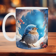 American Cardinals Holly Bird Ceramic Coffee Mug - Memoriex 