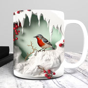 American Cardinals Holly Bird Ceramic Coffee Mug - Memoriex 