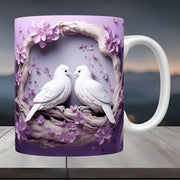 American Cardinals Holly Bird Ceramic Coffee Mug - Memoriex 