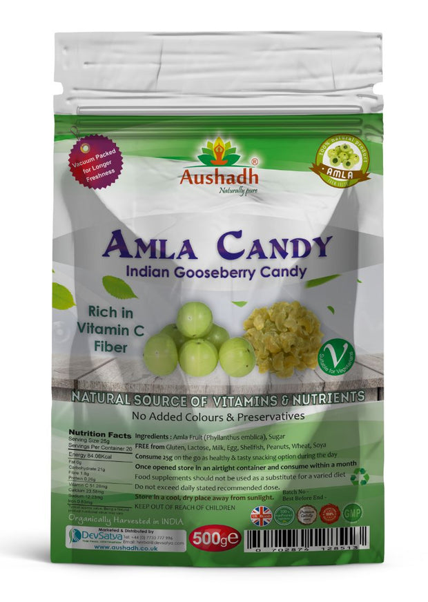 Amla Fruit (Gooseberry) Candy 500grm - Memoriex 