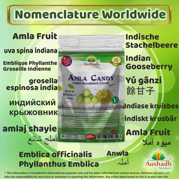 Amla Fruit (Gooseberry) Candy 500grm - Memoriex 