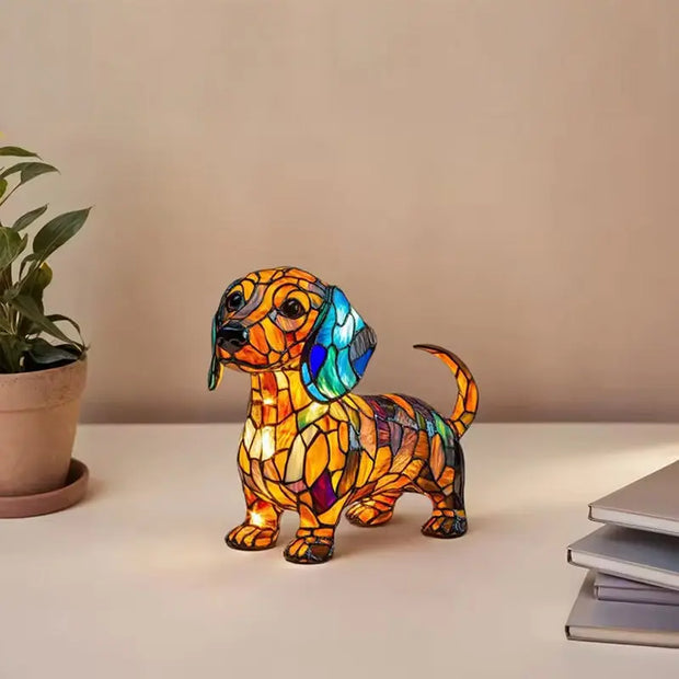 Animal resin LED night light, a cute bedside lamp for living rooms and bedrooms. - Memoriex