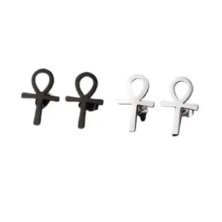 Ankh Stud Earrings - Memoriex