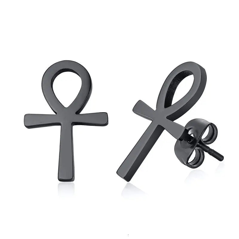 Ankh Stud Earrings - Memoriex