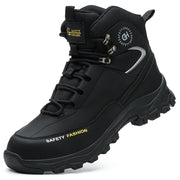 Anti-smashing And Anti-penetration Mountaineering Wear-resistant Waterproof Construction Site Safety Shoes - Memoriex 