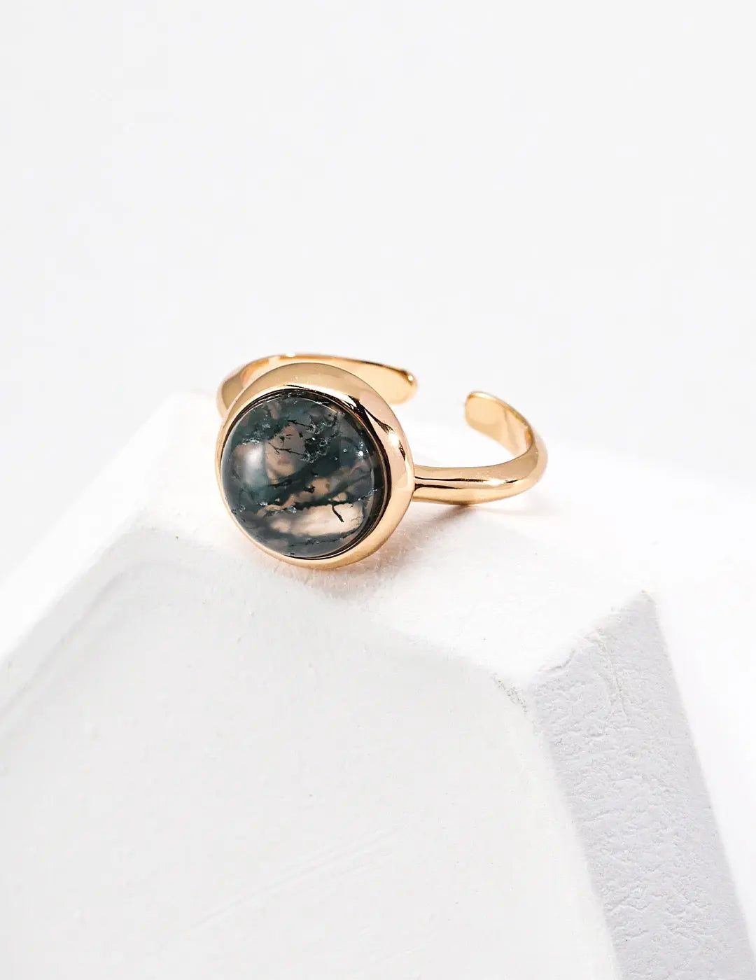 Aquatic Agate Ring-1