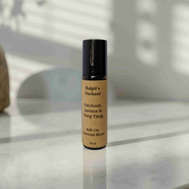 Aromatherapy Roll-On - Patchouli, Jasmine & Ylang Ylang (10ml) - Memoriex 