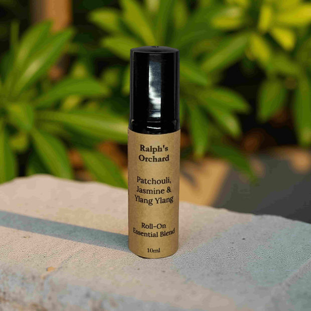 Aromatherapy Roll-On - Patchouli, Jasmine & Ylang Ylang (10ml) - Memoriex 