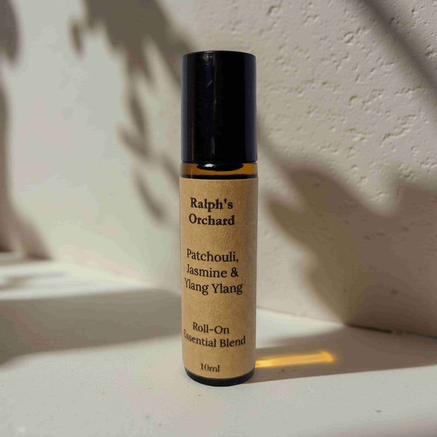 Aromatherapy Roll-On - Patchouli, Jasmine & Ylang Ylang (10ml) - Memoriex 
