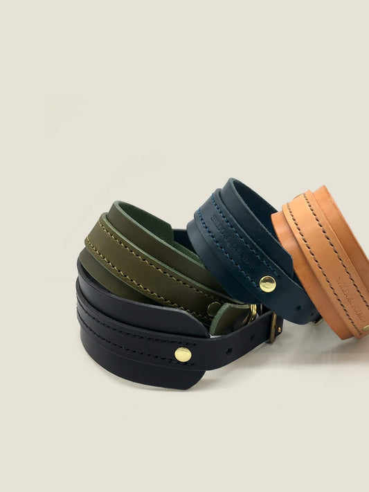 The “Artisan 002” Leather Sighthound Dog Collar – by Seldom Found-0