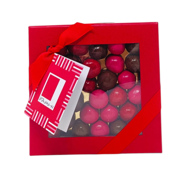 Assorted Rum, Coffee and Cherry Liqueur Dragees Luxury Gift Box, Palm Oil Free, 210g - Memoriex 