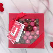 Assorted Rum, Coffee and Cherry Liqueur Dragees Luxury Gift Box, Palm Oil Free, 210g - Memoriex 