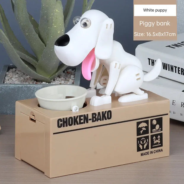 Automated Plastic Coin Bank in Panda/Cat Shape - Electronic Deposit, Savings for Kids, Great Gift - Memoriex