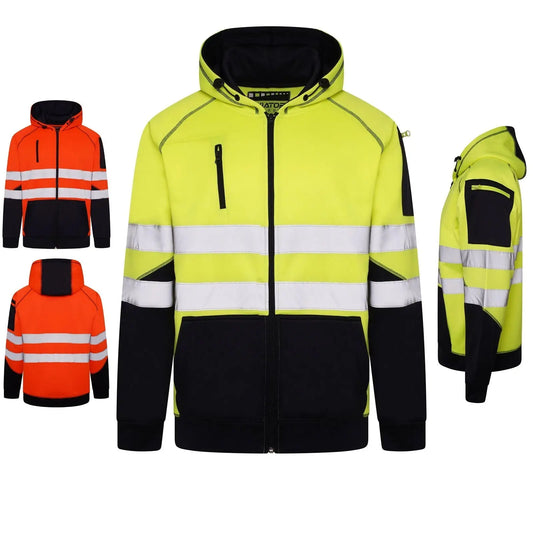 Aviator Hi Vis Zip Hoodie - AV036-0