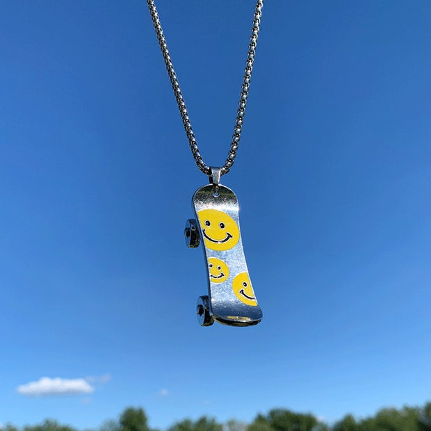 New Hip-Hop Accessories Sweater Chain Military Titanium Steel Necklace Men's Jewelry - Memoriex