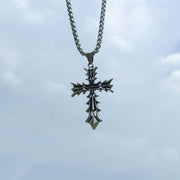 New Hip-Hop Accessories Sweater Chain Military Titanium Steel Necklace Men's Jewelry - Memoriex